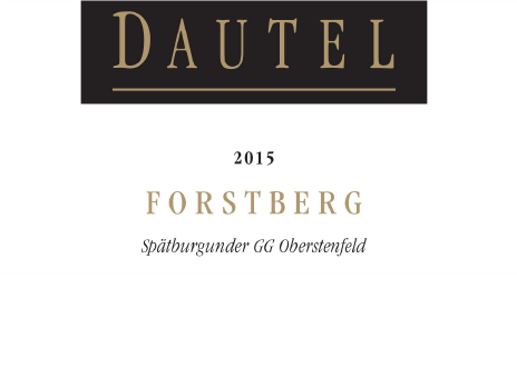 Dautel Forstberg Sptburgunder Grosses Gewchs 