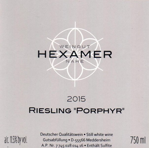 Hexamer 'Porphyr' Riesling Feinherb