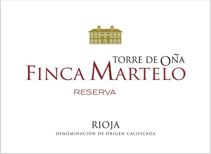 Rioja Reserva 'Finca Martelo', Torre de Ona