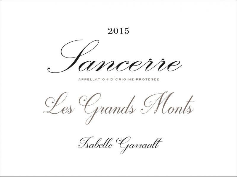 Sancerre Rouge Les Grands Monts Isabelle Garrault