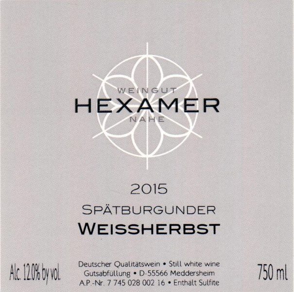Hexamer Spätburgunder Weissherbst