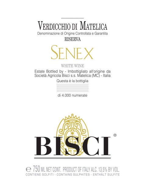 Verdicchio di Matelica Riserva Senex Bisci