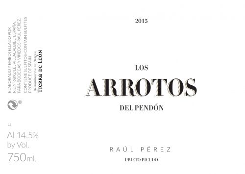 Leon Tinto 'Arrotos del Pendon' [Prieto Picudo]