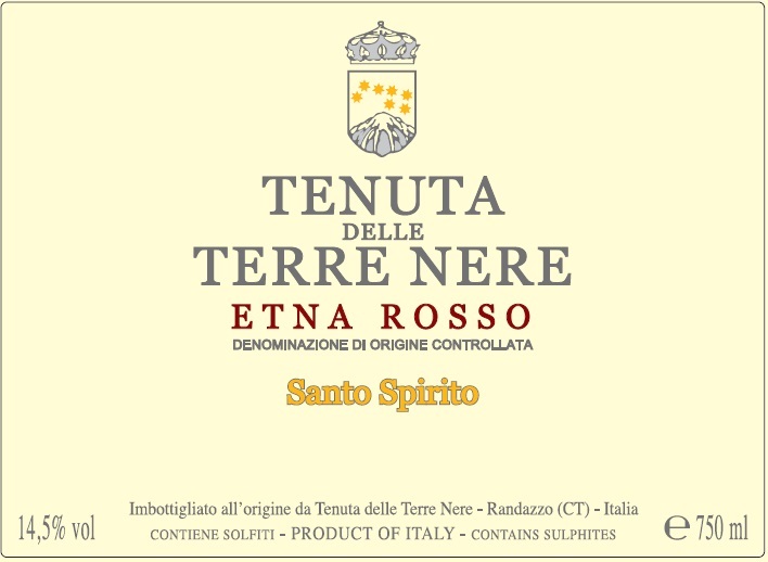 Etna Rosso Santo Spirito Terre Nere