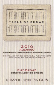 Albarino, 'Tabla de Sumar', Trico