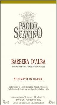 Barbera d'Alba 'Carati', Paolo Scavino