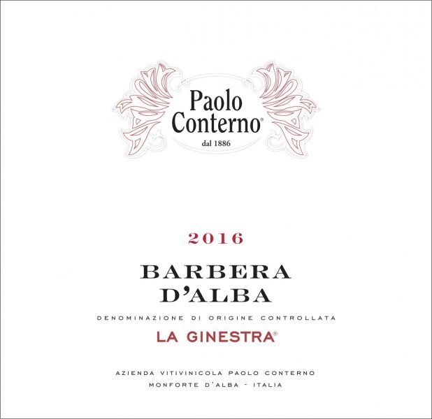 Barbera dAlba La Ginestra Paolo Conterno