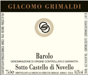 Barolo 'Sotto il Castello', Giacomo Grimaldi