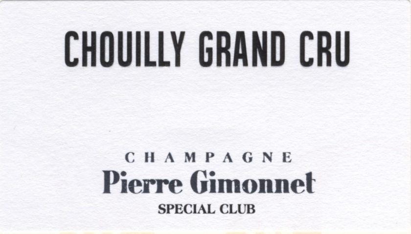 Pierre Gimonnet  Fils Spcial Club Chouilly Grand Cru Brut