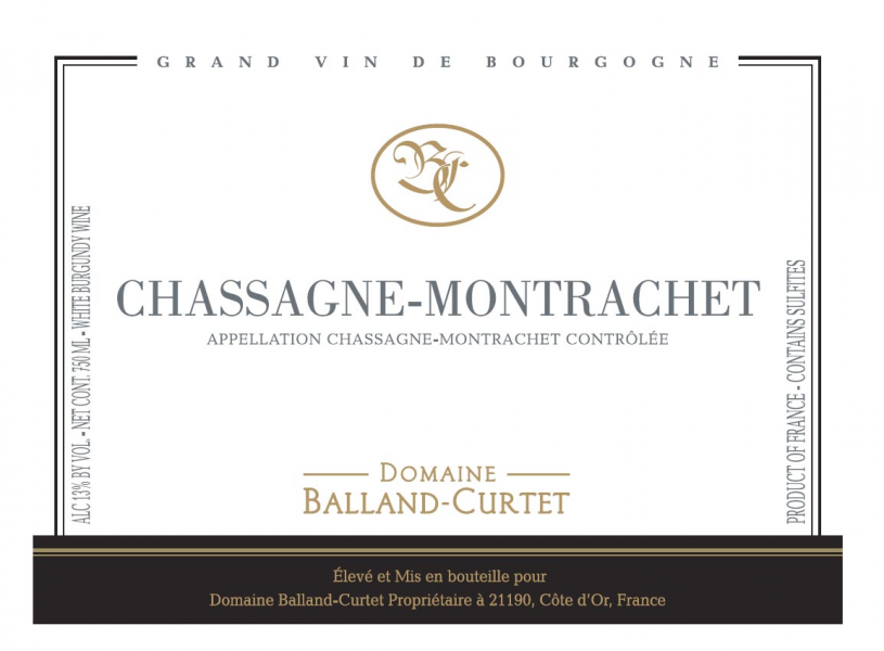 Chassagne-Montrachet, Domaine Balland-Curtet