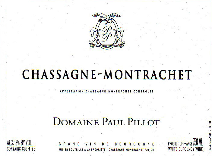Chassagne-Montrachet, Domaine Paul Pillot