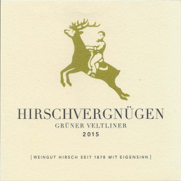 Hirschvergnügen' Grüner Veltliner