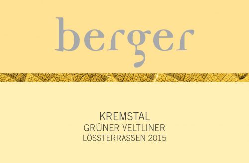 Berger Lössterrassen Kremstal DAC Grüner Veltliner