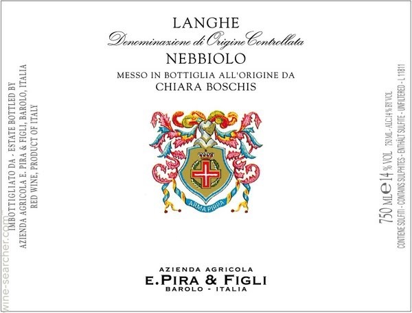 Langhe Nebbiolo E Pira Chiara Boschis