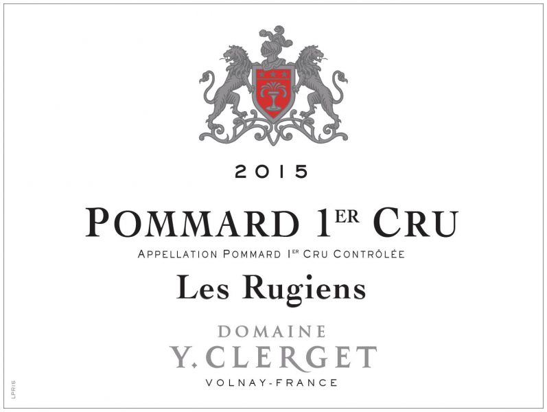 Pommard 1er Les Rugiens Domaine Yvon Clerget