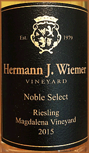 Riesling BA Noble Select  Magdalena Vyd Hermann J Wiemer