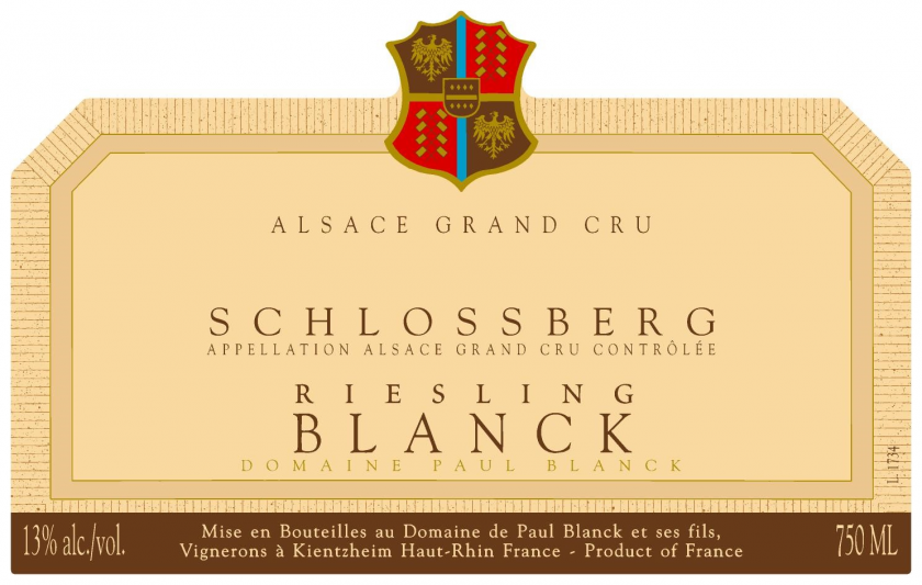 Riesling Grand Cru Schlossberg