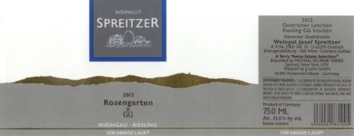 Rosengarten Riesling Grosses Gewächs