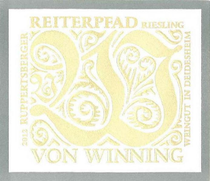 von Winning Reiterpfad Riesling Erste Lage Trocken