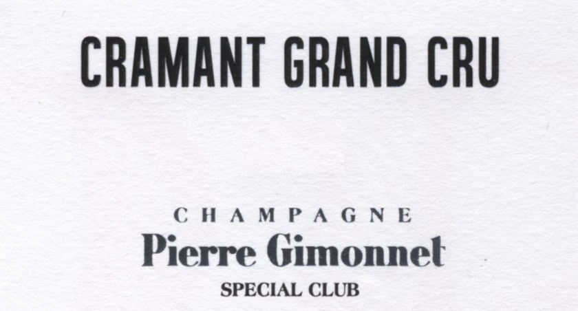 Pierre Gimonnet  Fils Spcial Club Cramant Grand Cru Brut