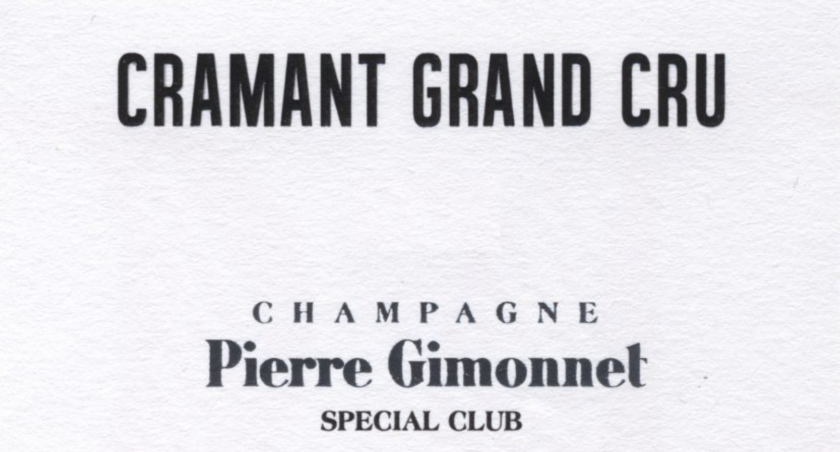 Spcial Club Cramant Grand Cru Brut