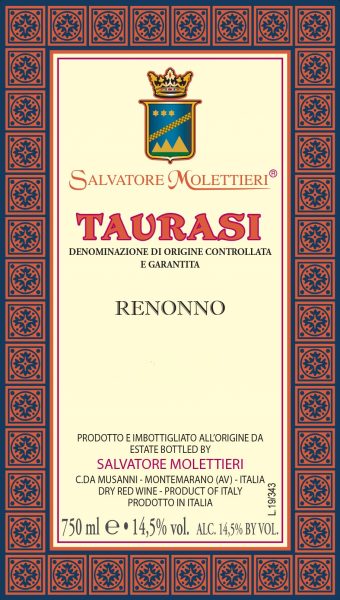 Taurasi Renonno Salvatore Molettieri