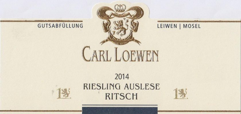 Loewen Thrnicher Ritsch Riesling Auslese