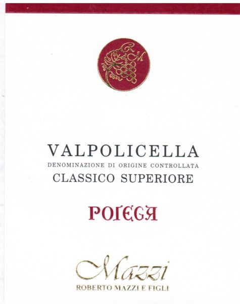 Valpolicella Classico Superiore 'Poiega', Roberto Mazzi