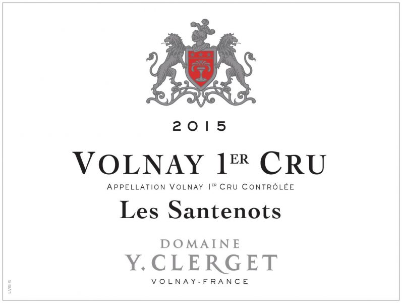Volnay 1er Santenots