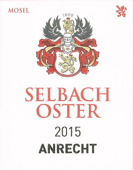 Selbach-Oster Zeltinger Himmelreich 'Anrecht' Riesling Auslese