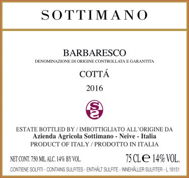 Barbaresco 'Cottá'