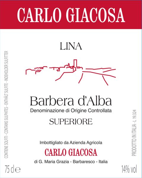Barbera dAlba Superiore Lina