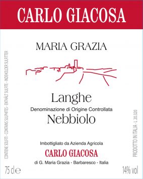 Langhe Nebbiolo 'Maria Grazia'