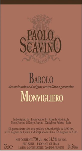 Barolo Monvigliero