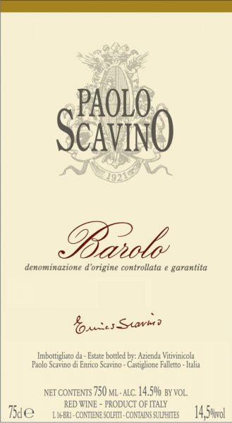 Barolo Paolo Scavino