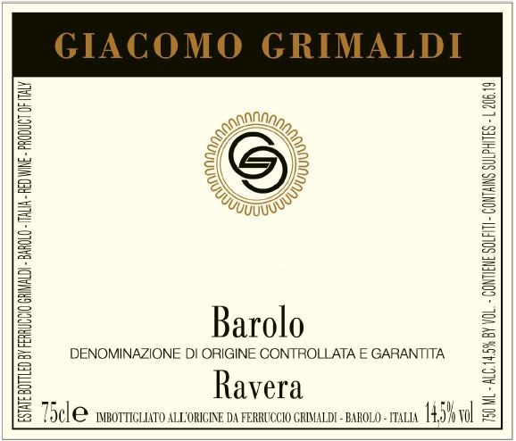 Barolo 'Ravera', Giacomo Grimaldi