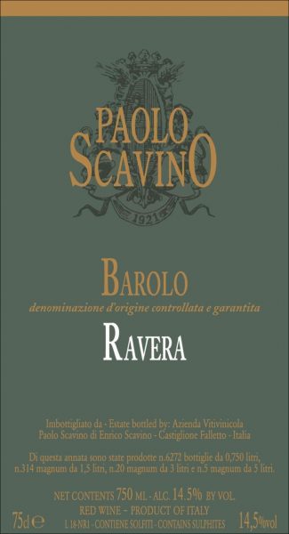 Barolo Ravera Paolo Scavino Mixed cs 1516