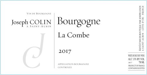 Bourgogne Blanc 'La Combe', Joseph Colin