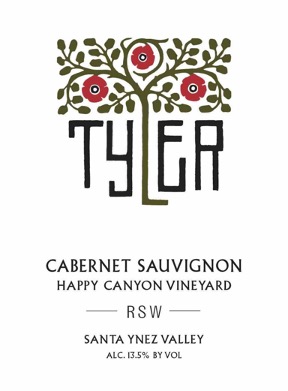 Cabernet Sauvignon 'RSW', Tyler