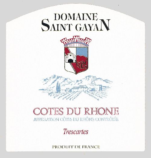 Cotes du Rhone, Domaine St. Gayan