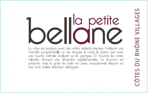 Ctes du Rhne Villages Petite Bellane