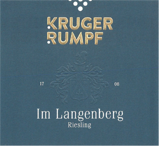 KrugerRumpf Dautenpflnzer Im Langenberg Grosse Lage Riesling Feinherb