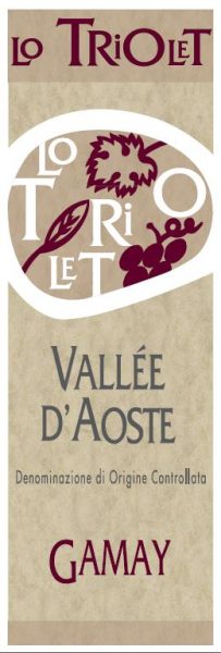 Gamay Vallee dAoste Lo Triolet