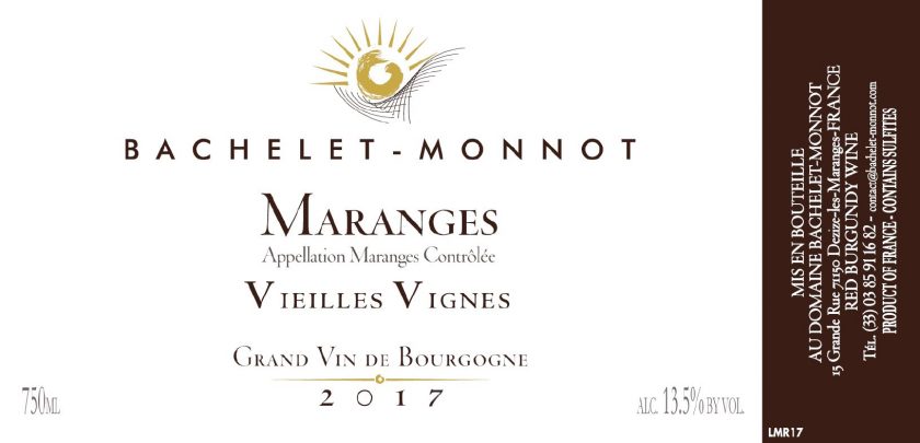 Maranges Rouge 'Vieilles Vignes', Bachelet-Monnot