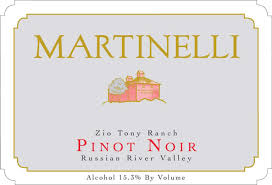 Pinot Noir Zio Tony Martinelli