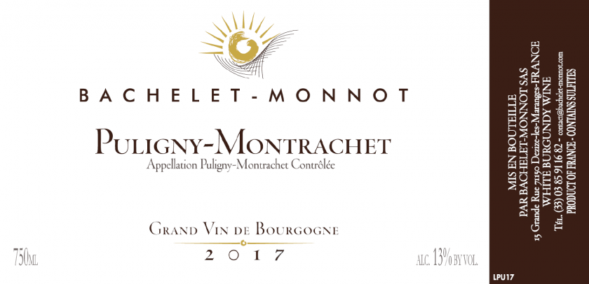 PulignyMontrachet BacheletMonnot