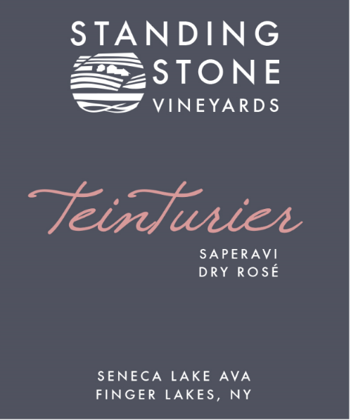 Dry Rose 'Teinturier' [Saperavi], Standing Stone Vineyards