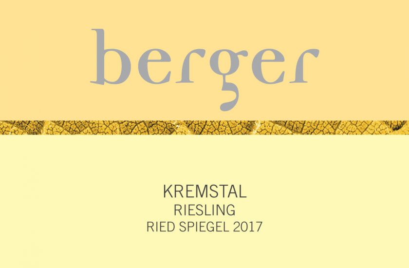 Berger Ried Spiegel Kremstal DAC Riesling 
