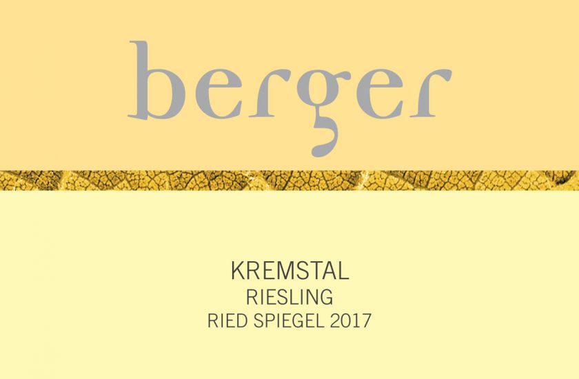 Berger Ried Spiegel Kremstal DAC Riesling