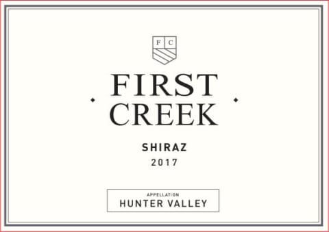 Shiraz 'Hunter Valley', First Creek